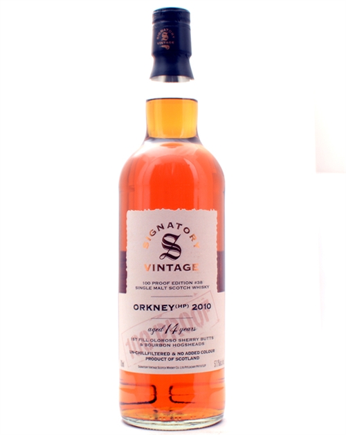 Secret Orkney 2010/2024 Signatory Vintage 14 years old 100 Proof Edition #38 Single Malt Scotch Whisky 70 cl 57.1%