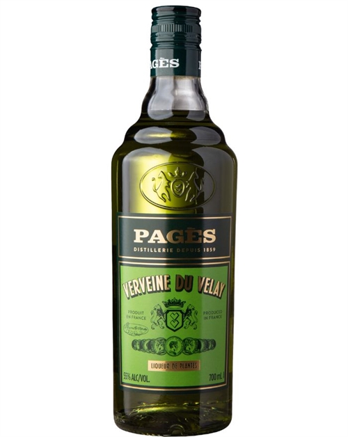 Pages Verveine Du Velay Green French Liqueur Vedrenne 70 cl 55%