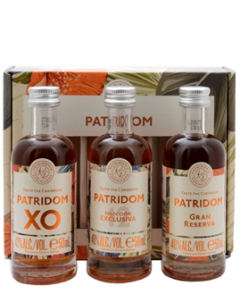 Patridom Miniature Tasting Kit Caribbean Spirit Drink 3x5 cl 40-42%