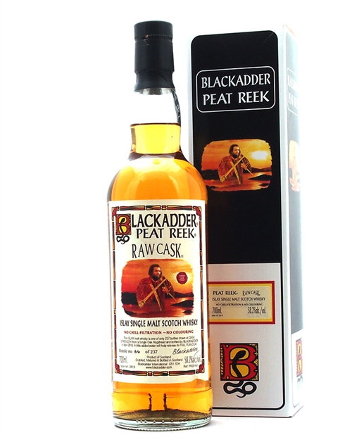 Blackadder Raw Cask Peat Reek 2016 Islay Single Malt Scotch Whisky 70 cl 58.2%