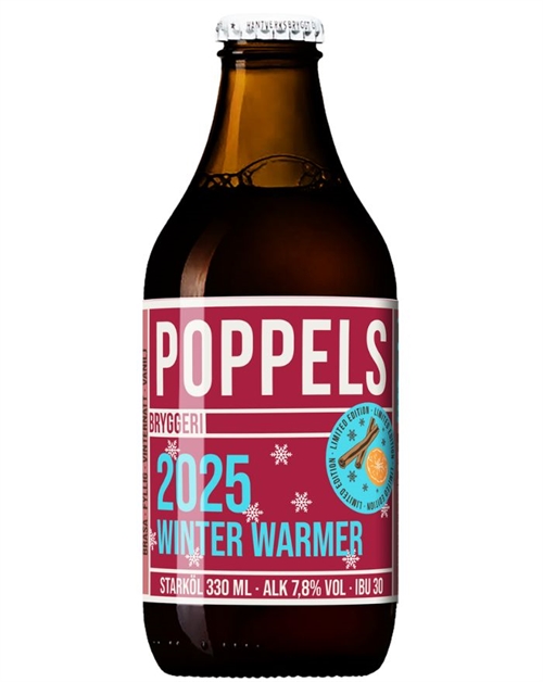  Poppels Winter Warmer 2025 Strong Ale Bottle Christmas Beer 33 cl 7.8%