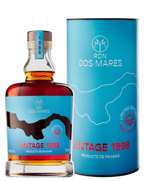 Ron Dos Mares 1998 Vintage Limited Edition 26 year old Panama Rum 70 cl 47,2%