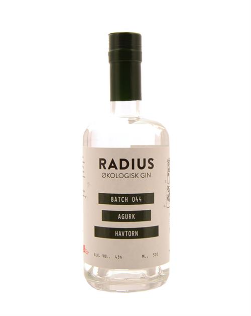 Radius Batch No. 044 Cucumber Sea Buckthorn Danish Organic Gin 50 cl 43%