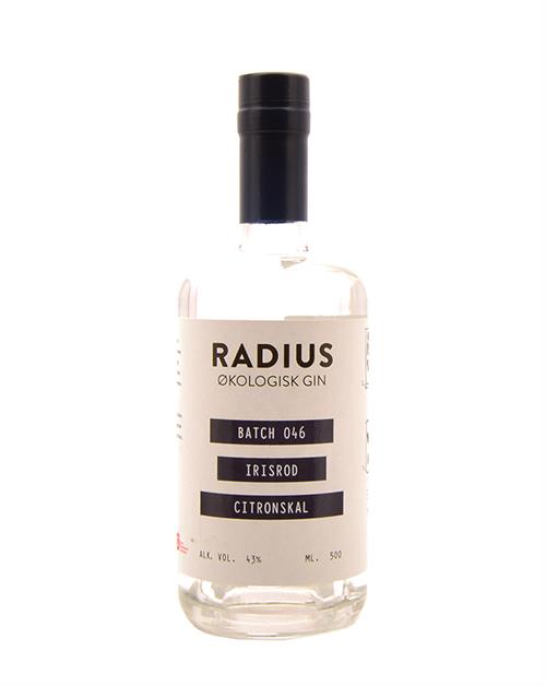 Radius Batch No. 046 Iris Root Lemon Peel Danish Organic Gin 50 cl 43% 43