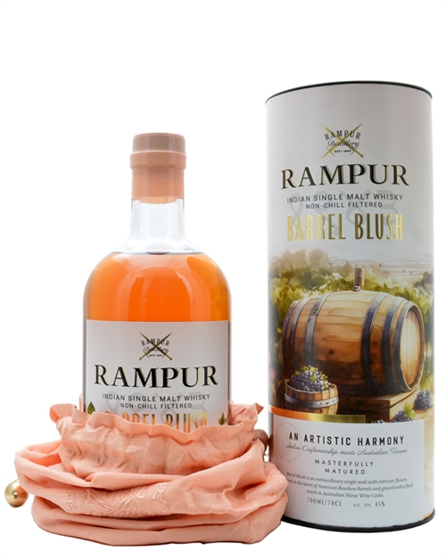 Rampur Barrel Blush Single Malt Indian Whisky 70 cl 45%