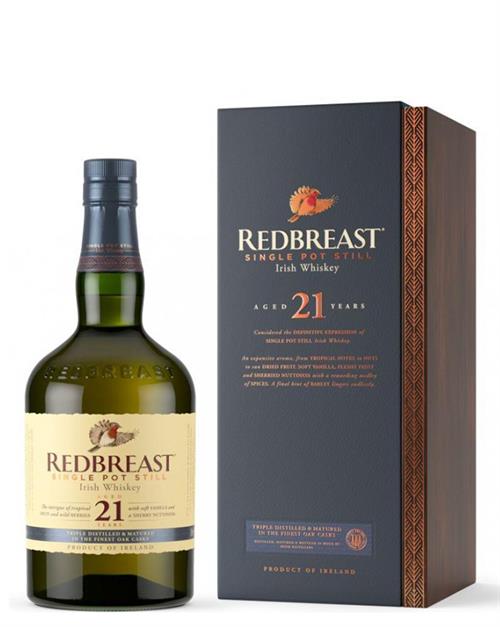 Redbreast 21 year old Single Irish Pure Potstill Whiskey Irsk 46%
