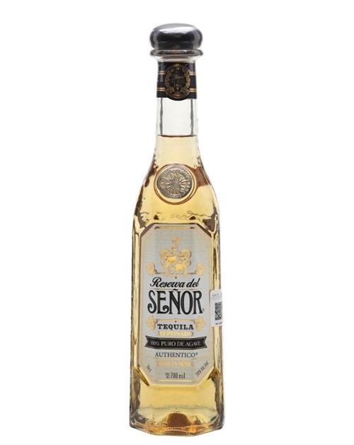 Reserva del Senor Tequila Reposado from Mexico. 70 centiliters and 38 percent alcohol
