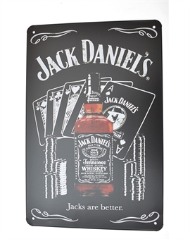 Retro Metal Sign - Jack Daniel's Jacks are better
