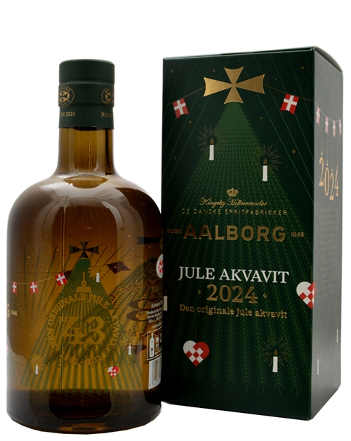 Aalborg X-mas aquavit 2024 No. 43 Danish Aquavit 70 cl 47%