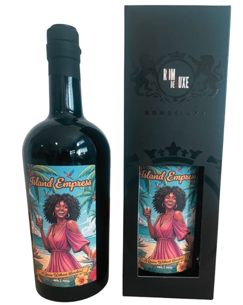 RomDeLuxe Island Empress – A Queen Without Borders Spirit Drink 70 cl made with premium rum 40%
