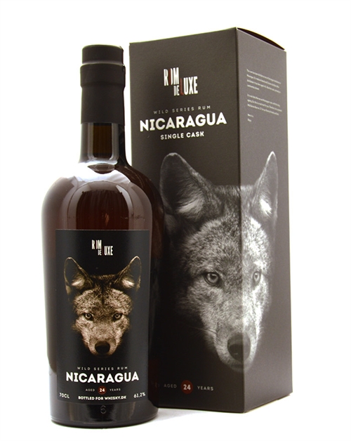 RomDeLuxe Wild Series Rum #37 Nicaragua Bottled For Whisky.dk Single Cask Rum 70 cl 61,2%.