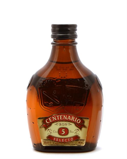 Ron Centenario Anejo 5 years Selecto Costa Rica Rum 20 cl 40%