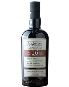 Ron Sostenible 16 Years La Isabella Vintage Collection 2008 Dominican Republic Rum 70 cl 49%