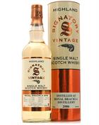 Royal Brackla 11 year old Signatory Single Speyside Malt Whisky 43%