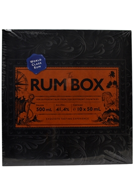 The Rum Box Blue Edition Miniature Gift Set Spirit Drink 10x5 cl 41,4%