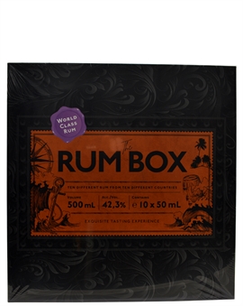 The Rum Box Purple Edition Miniature Gift Set Spirit Drink 10x5 cl 42,3%