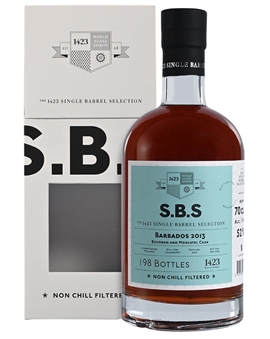 SBS Barbados 2013/2025 Single Barrel Selection 12 year old Bourbon and Moscatel Cask Rum 52%