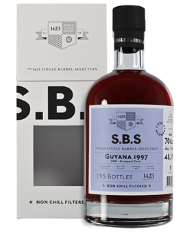 SBS Guyana SWR 1997/2024 Single Barrel Selection 27 year old Ex-Bourbon Cask Rum 70 cl 48,1%