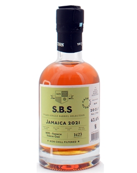 SBS Jamaica 2021 WPE French Virgin Oak Miniature Single Barrel Selection Jamaica Rum 20 cl 63,6%