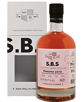 SBS Panama 2010/2023 Single Barrel Selection 13 yr Bourbon and Virgin Oak Cask Rum 70 cl 55%