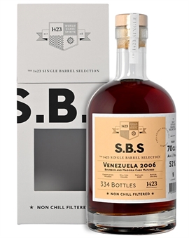 SBS Venezuela 2006/2023 Bourbon and Madeira Cask 17 year old Single Barrel Selection Rum 52%