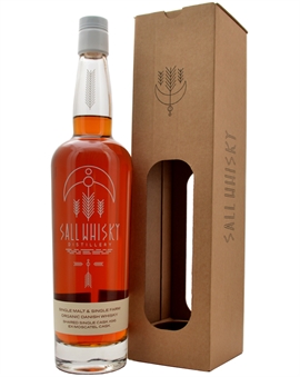 Sall Whisky Ex-Moscatel Cask Organic Peated Single Malt Danish Whisky 70 cl 58%