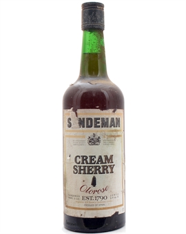 Sandeman Cream Sherry Oloroso Vintage Bottle Spain 70 cl 18%