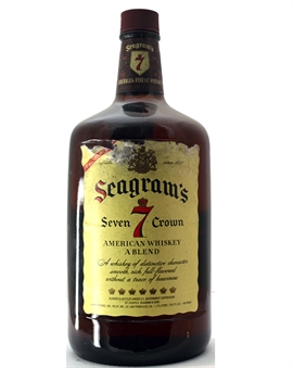 Seagrams Seven Crown American Blended Whiskey Vintage Bottle 1 US 175 cl 40%
