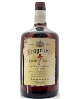 Seagrams Seven Crown American Blended Whiskey Vintage Bottle 2 US 175 cl 40%