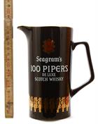 Seagrams Whiskey jug 3 Water jug 100 Pipers Waterjug