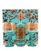 Silent Pool Luxury Gift Set with 2 glasses of English Gin 70 cl 43%