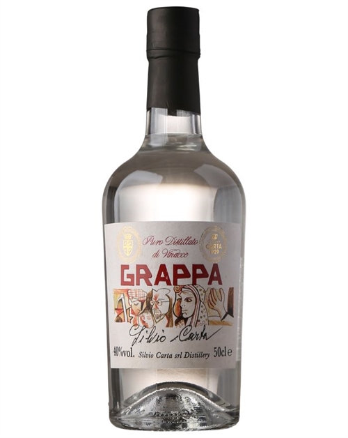 Silvio Carta Grappa Fresca Italian Grappa 50 cl 40%
