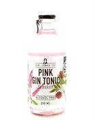 Sir James 101 Pink Gin Tonic Flavour Alcohol Free 25 cl