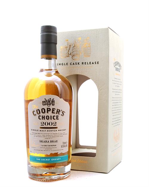 Skara Brae 2002/2019 Coopers Choice 16 years Single Orkney Malt Whisky 54.5% Brae 2002/2019
