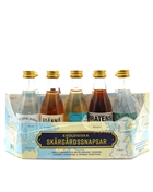 Skärgårdssnapsar Miniature Gift Set Organic Swedish Snaps 10x5 cl 36.2%
