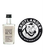 Skotlander Miniature / Mini Bottle 5 cl Distilled and Bottled in Denmark White Rum 40%