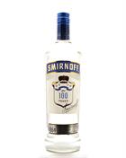 Smirnoff Blue Triple Distilled Premium Vodka 100 cl 50%