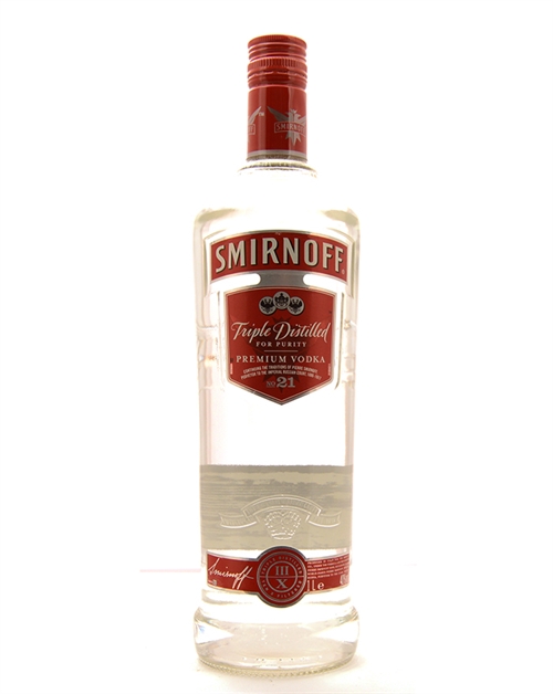 Smirnoff RED Triple Distilled No. 21 Premium Vodka 100 cl 37,5% 100 cl