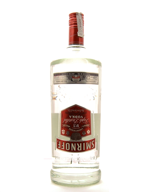 Smirnoff RED Triple Distilled No. 21 Vodka 150 cl 37,5% Smirnoff RED Triple Distilled No. 21