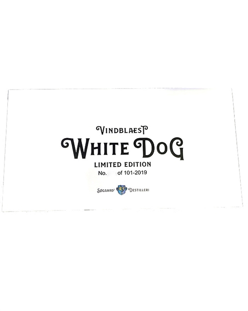 Vindblæst White Dog Søgaard Destilleri Limited Edition Danish Newmake 4x5 cl