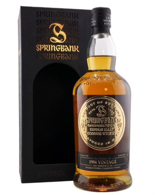 Springbank 1994 Vintage 31 Years Old Single Campbeltown Malt Scotch Whisky 45.1%