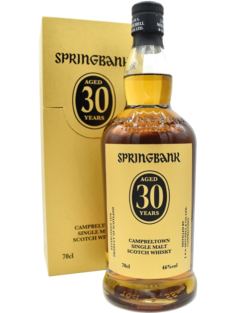 Springbank 30 Years Old January 2025 Release Single Campbeltown Malt Whisky 46%