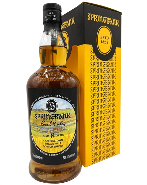 Springbank 8 Years Old Local Barley 2025 Campbeltown Single Malt Scotch Whisky 58,1%