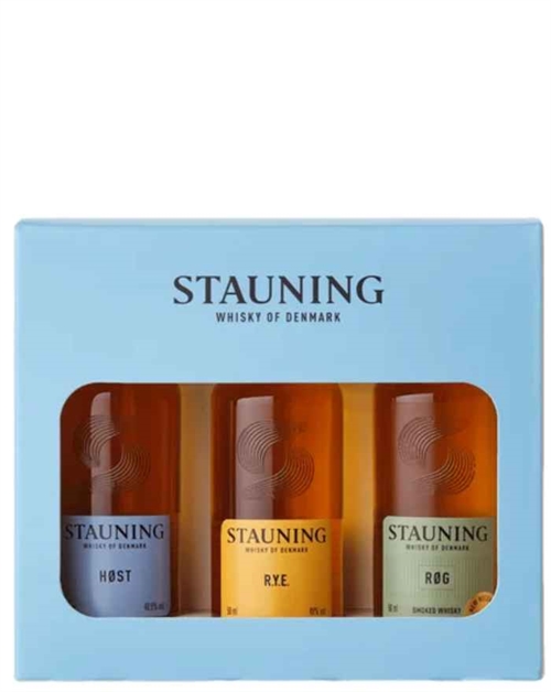 Stauning Miniature Giftbox Danish Whisky 3x5 cl