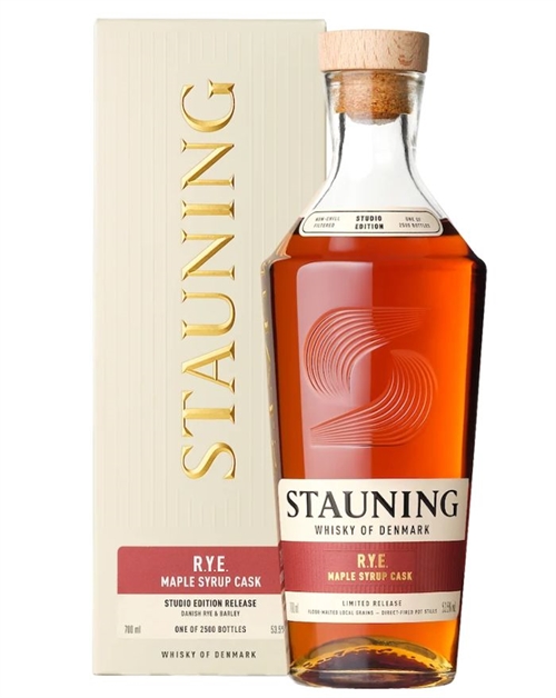 Stauning Rye Maple Syrup Cask Studio Series Danish Whisky 70 cl 53,5%