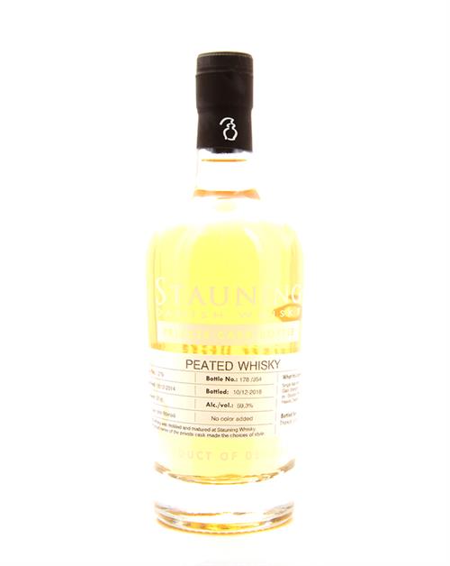 Stauning 2014/2018 Private Cask 4 years old Peated Single Malt Danish Whisky 50 cl 59.3%
