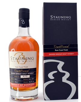 Stauning Traditional Rum Cask 2014/2017 – Danish Single Malt Whisky 48.2%