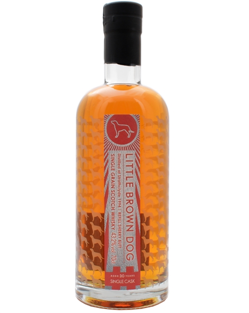 Strathclyde 30 Years Old Little Brown Dog Single Cask Single Grain scotch Whisky 43,2%