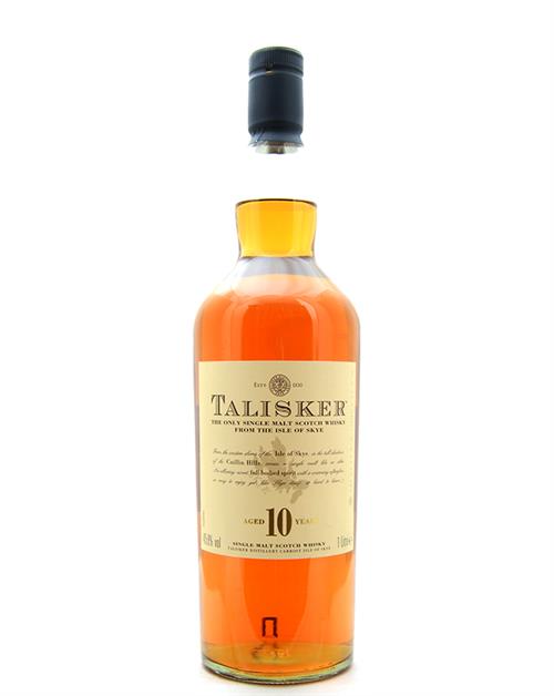 Talisker Old Version 10 years Single Isle of Skye Malt Scotch Whisky 100 cl 45,8%.