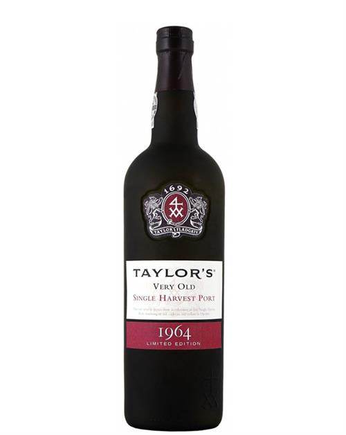 Taylors Very Old Single Harvest Tawny Port 1964 75 cl 20%